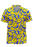 Techno Trip Smiley Hawaiian Shirt - In Control Clothing