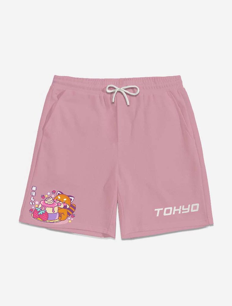 Tokyo Kawaii Cartoon Men's Shorts - In Control Clothing