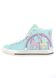 Unicorn Party Kei High Top Sneakers - In Control Clothing