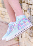 Unicorn Party Kei High Top Sneakers - In Control Clothing