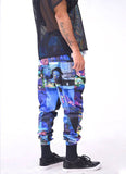 Vaporwave Glitch Anime Joggers - In Control Clothing