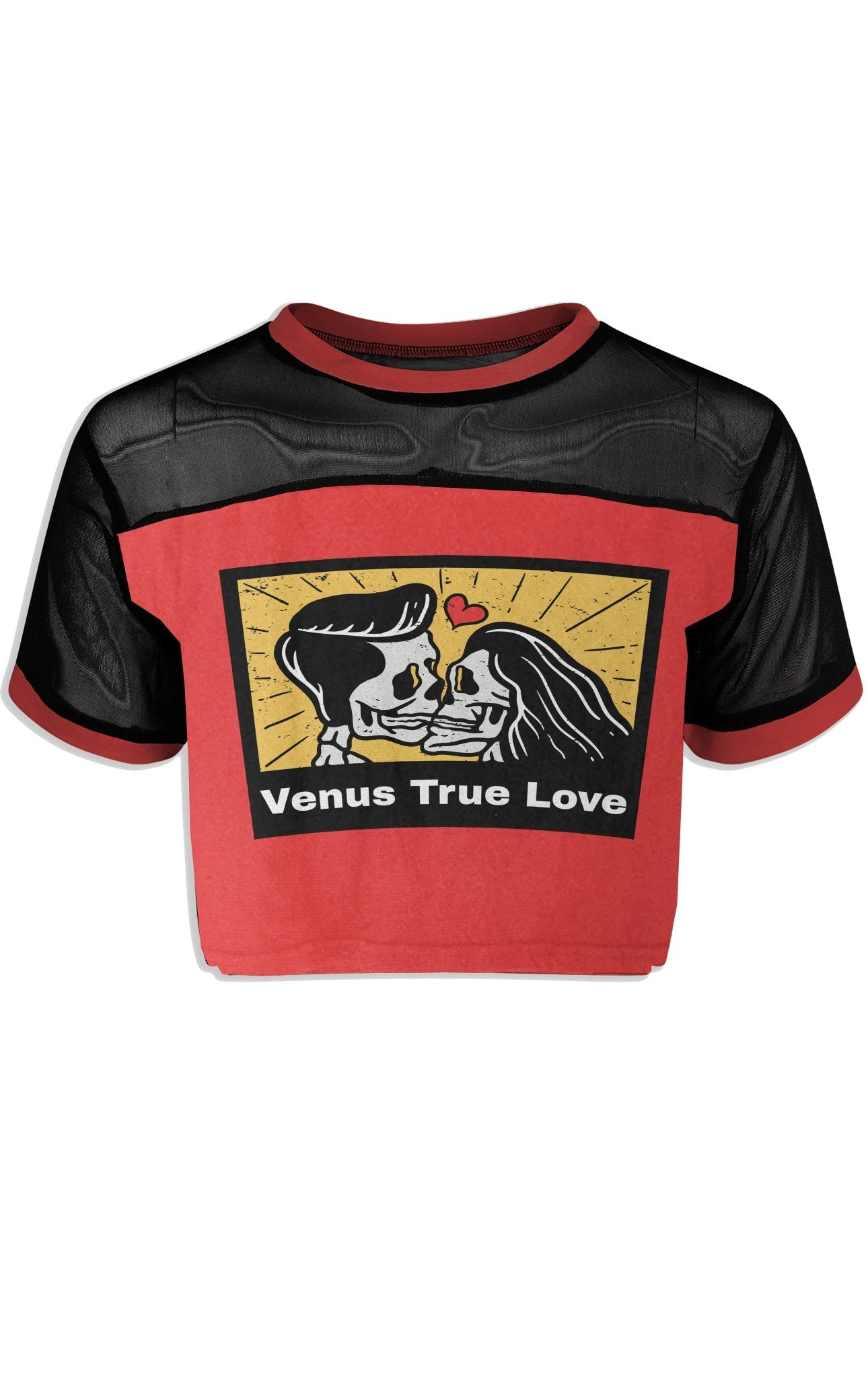 Venus Astrology Mesh Crop Top - In Control Clothing