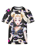 Watch Out Anime All Over Printed T-Shirt - In Control Clothing