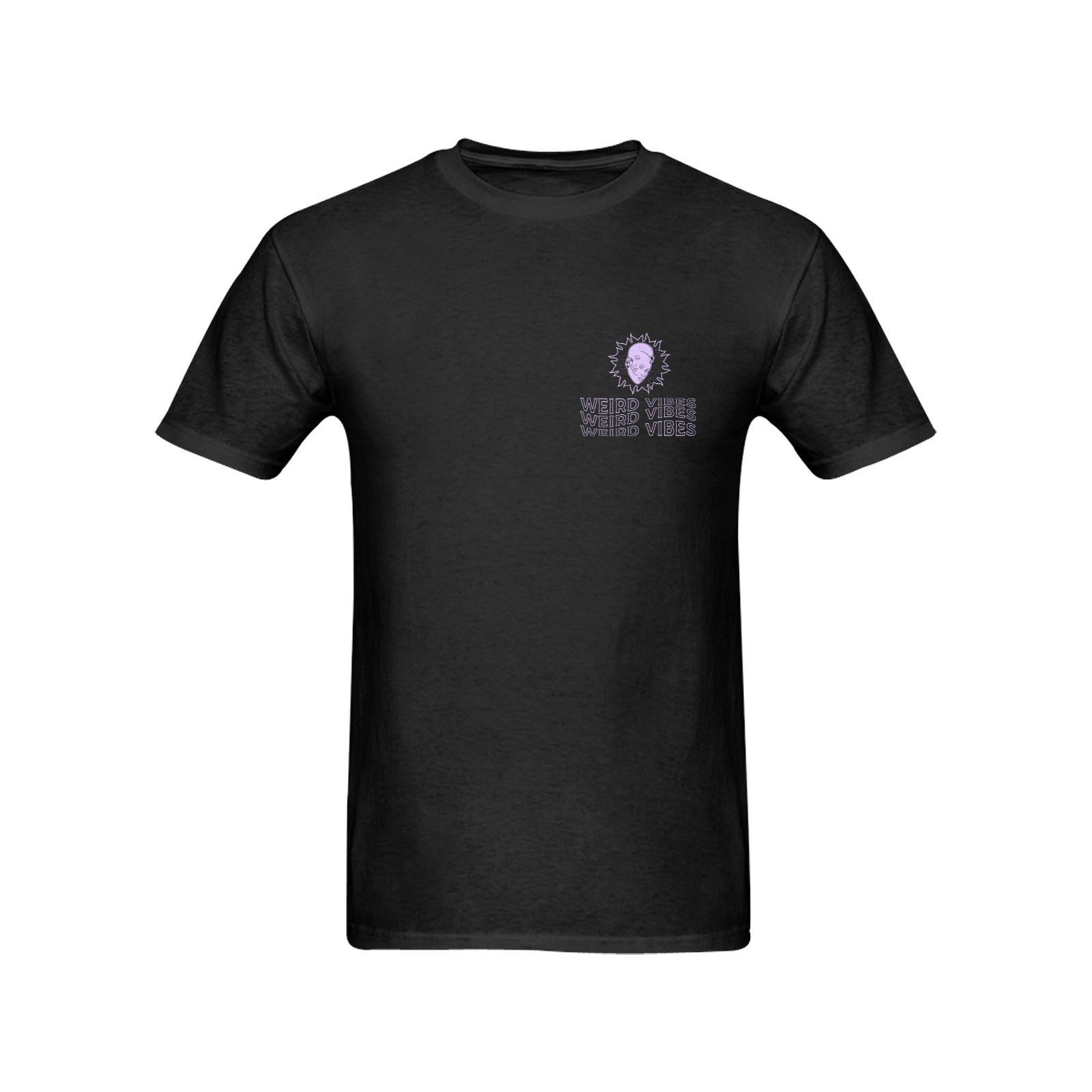 Weird Vibe Abstract Art Black T-Shirt - In Control Clothing