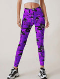 Weirdcore Hacked Mushroom Leggings - In Control Clothing