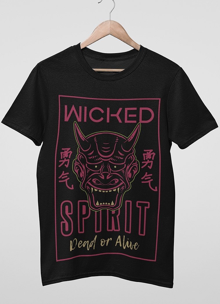 Wicked Spirit Graphic T-Shirt (Unisex) - In Control Clothing