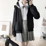 Womens Black Seifuku Jacket - In Control Clothing