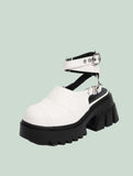 Womens Cyber Fashion Wedge Platform Shoes - In Control Clothing