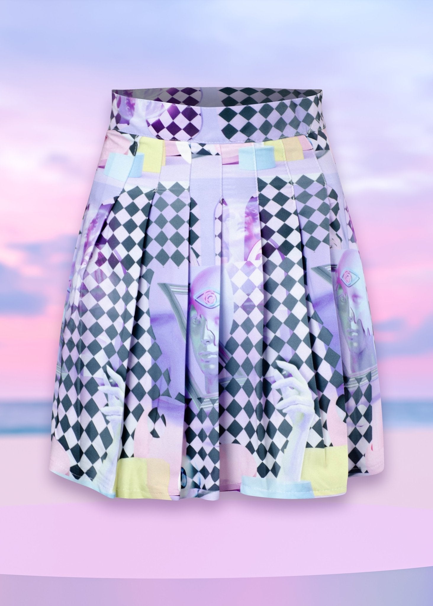 World 1 Pleated Skirt - In Control Clothing