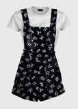 Zodiac Star Sign Black Overalls - In Control Clothing